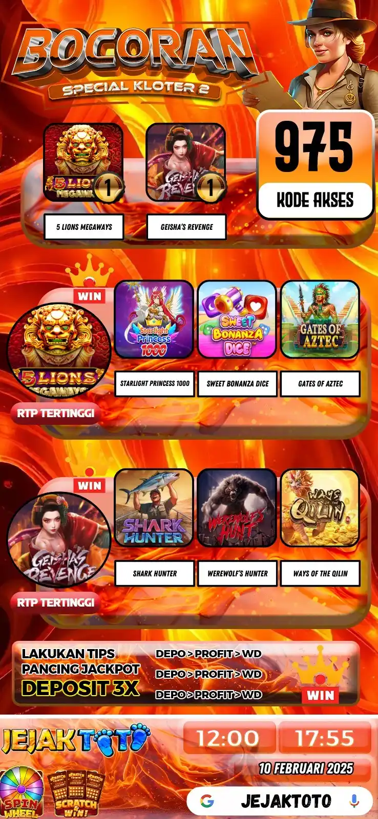 INFO GACOR JEJAKTOTO post