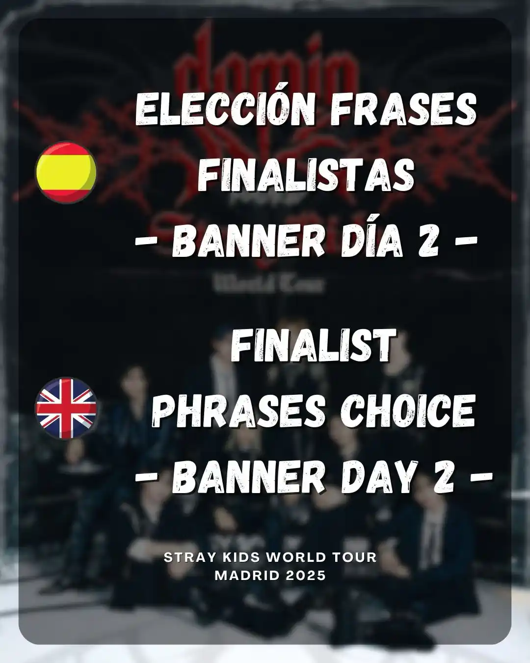 INFO <dominATE> MADRID’25 🇪🇸 post