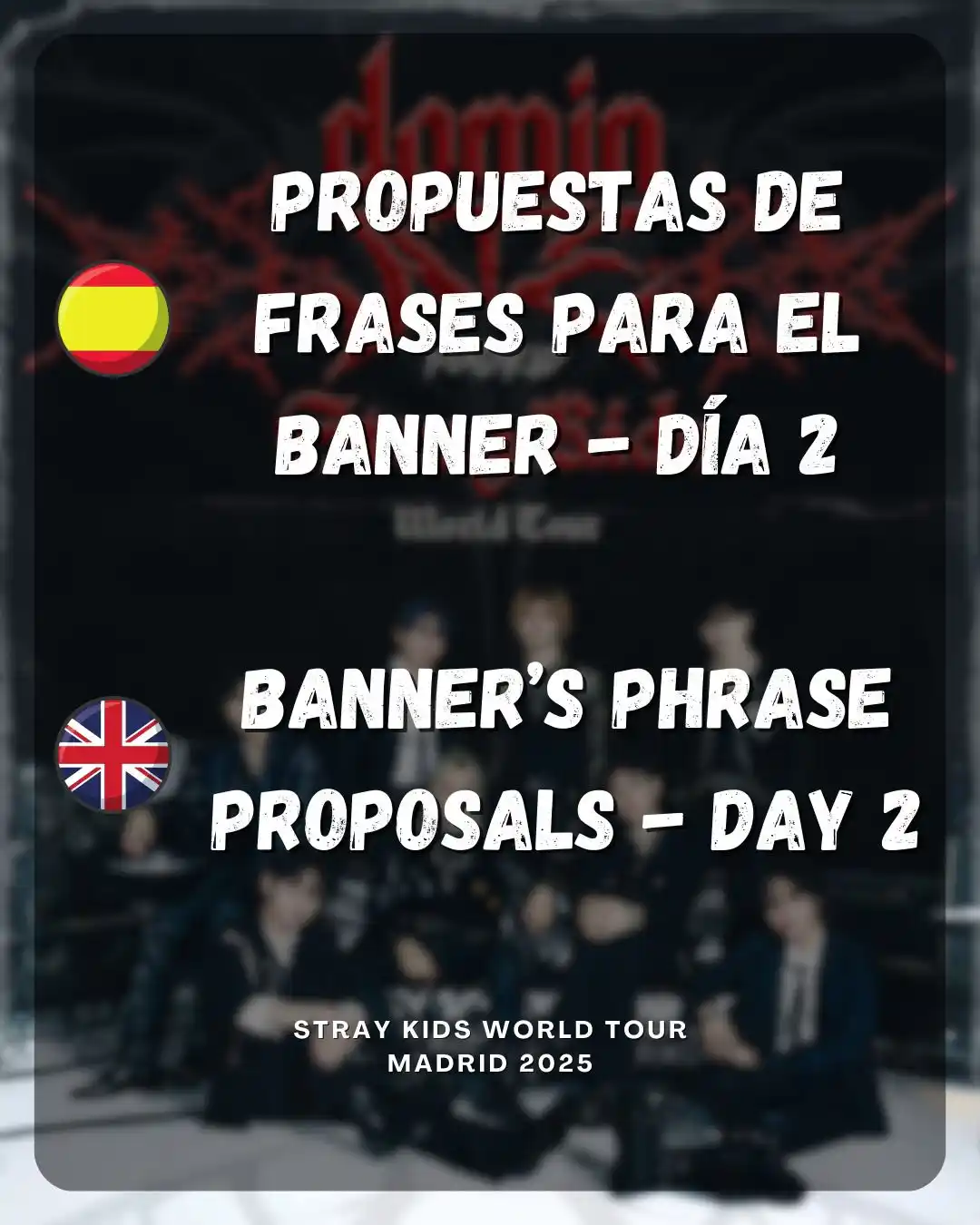 INFO <dominATE> MADRID’25 🇪🇸 post
