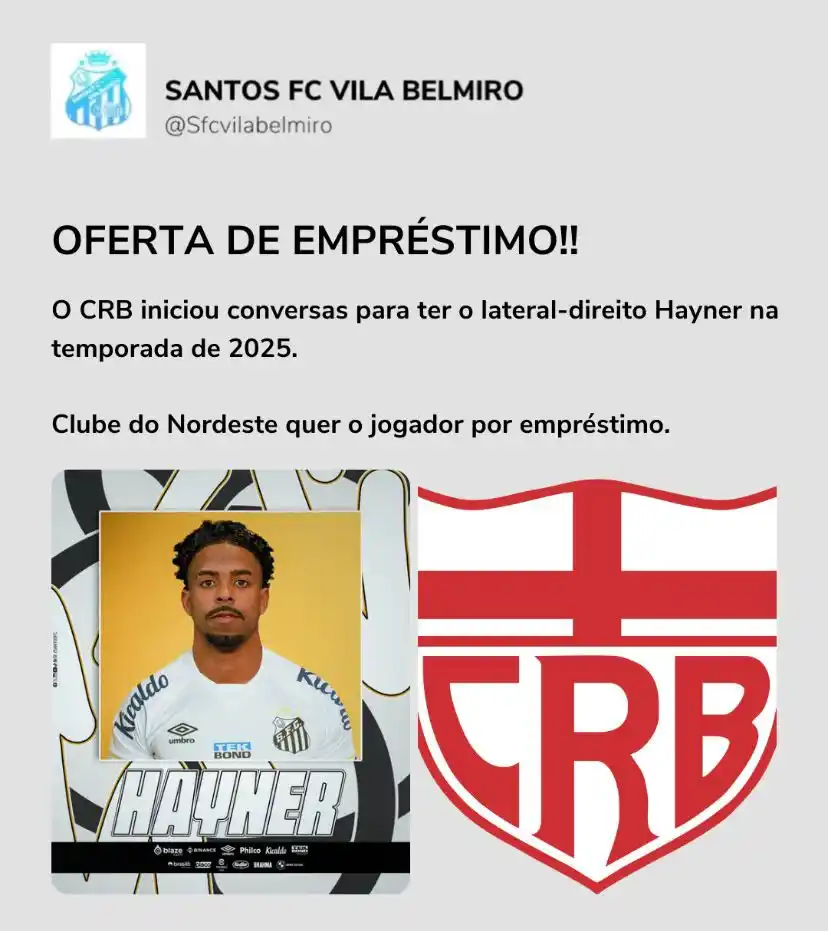 INFO | SANTOS FC ⚪️⚫️ post