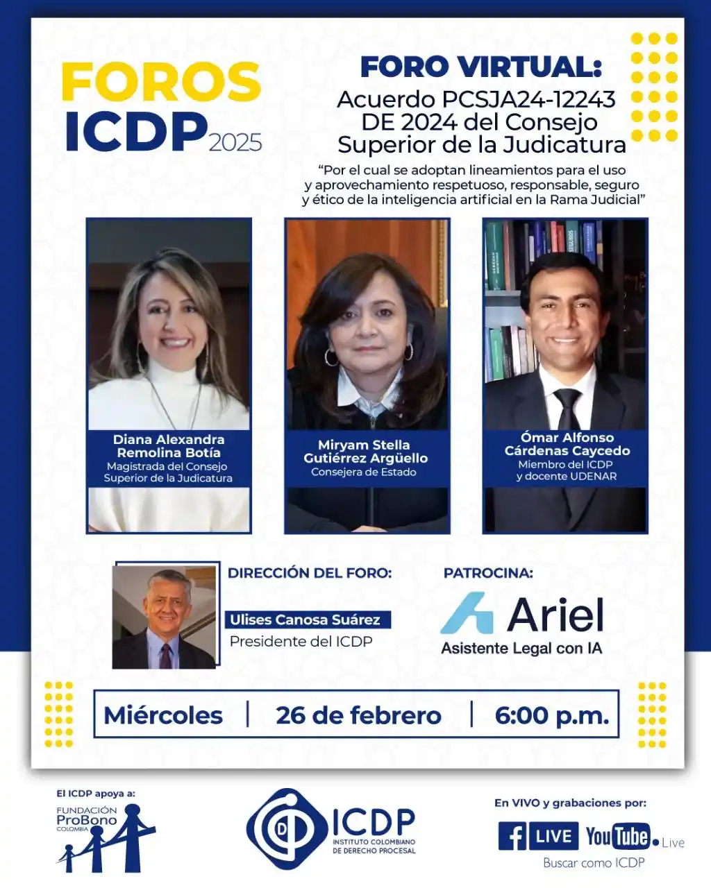 Instituto Colombiano de Derecho Procesal post