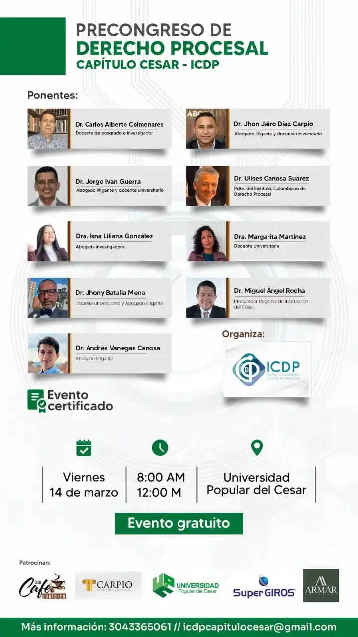 Instituto Colombiano de Derecho Procesal post