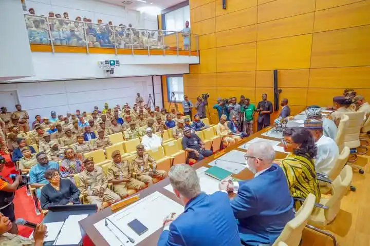 Image from Interior Updates: After our commissioning programme at the Nigerian Correctional Service...