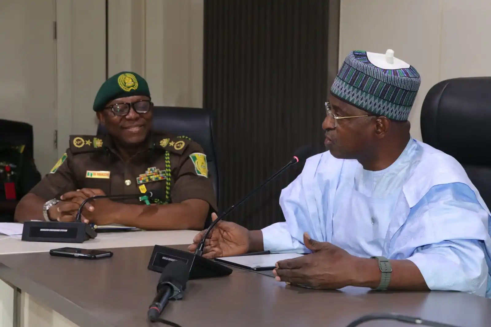 Image from Interior Updates: *REPOSITIONING NCoS: Ag. CGC VISITS MINISTER OF LIVESTOCK DEVELOPMENT*...