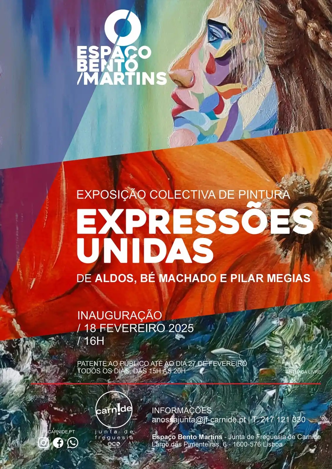 Image from JF CARNIDE (Lisboa): 🖼 “EXPRESSÕES UNIDAS” – exposição colectiva de pintura dos artistas: ...
