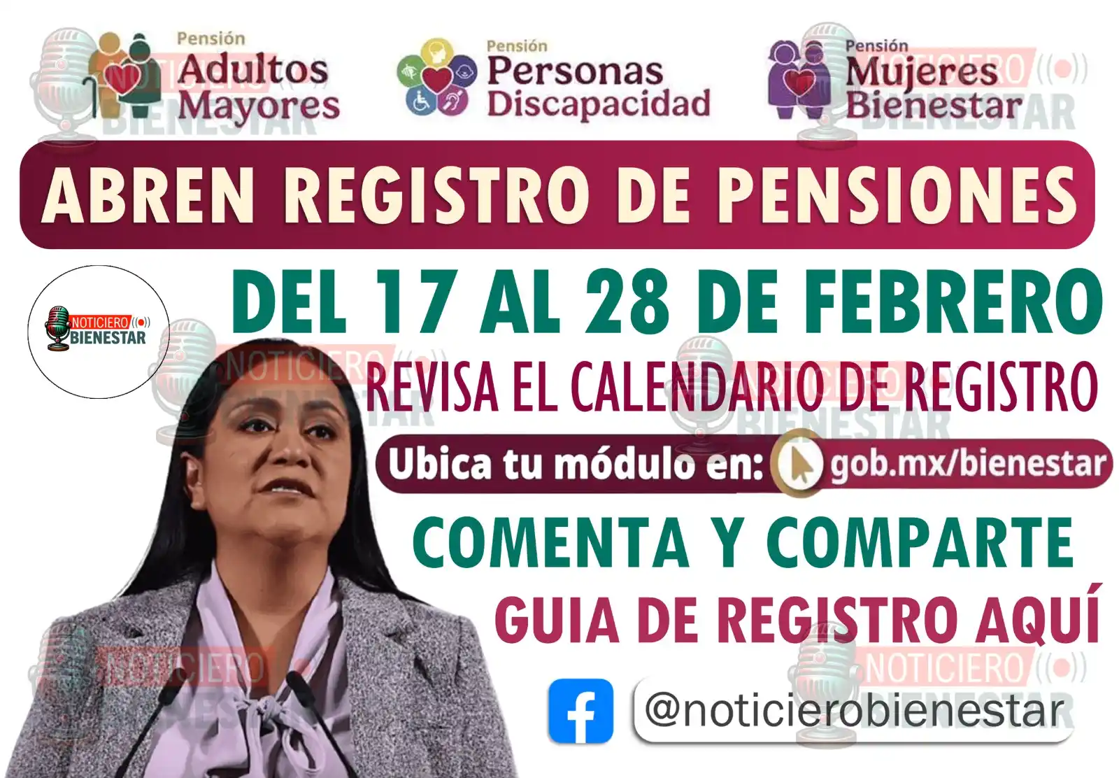 Image from JoceJob Bienestar: 📢 ¡Abren periodo de registro para las Pensiones del Bienestar! 🏛️💰 ...