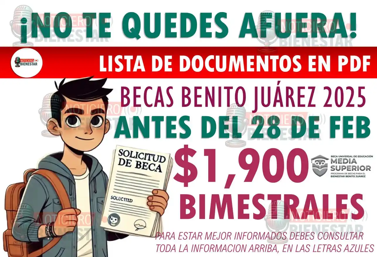 Image from JoceJob Bienestar: 🎓📑💰 ¡Obtén tu Beca Benito Juárez 2025! 📚✅ Lista de Documentos y Re...