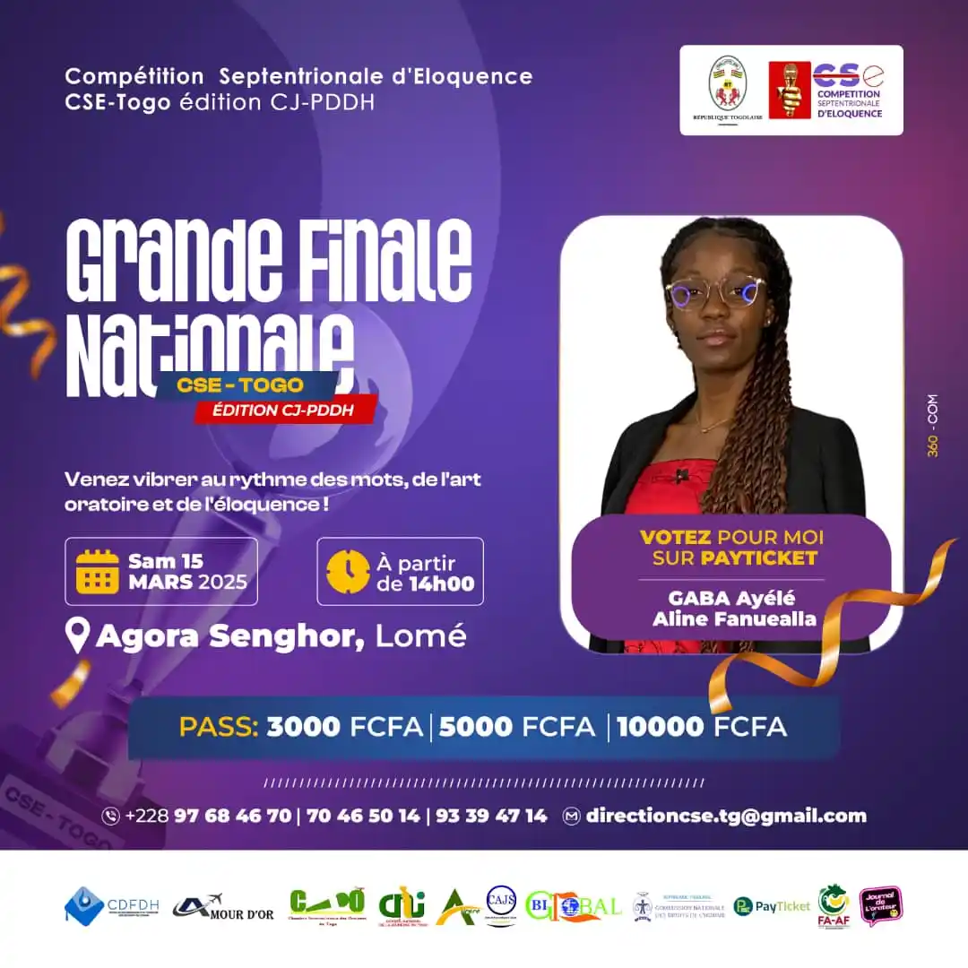 Journal De L'orateur 228🇹🇬🎙️❤️ post