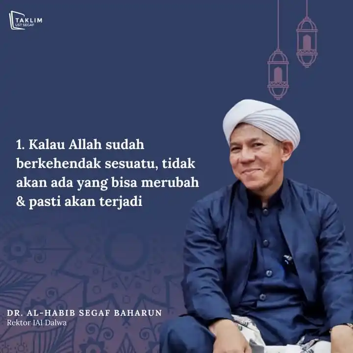 Kalam Alhabib Segaf Bin Hasan Baharun post