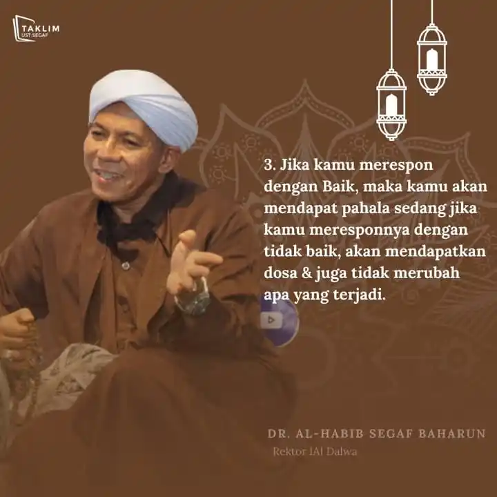 Kalam Alhabib Segaf Bin Hasan Baharun post