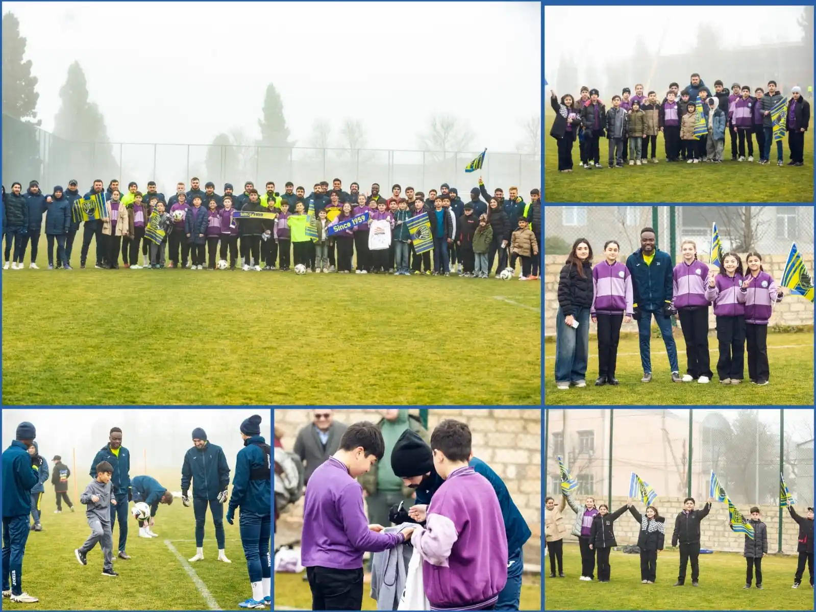 Image from Kapaz PFC: Məktəblilər futbolçularla görüşüblər 📚 Şəmkir şəhər Kimya, biologiya...