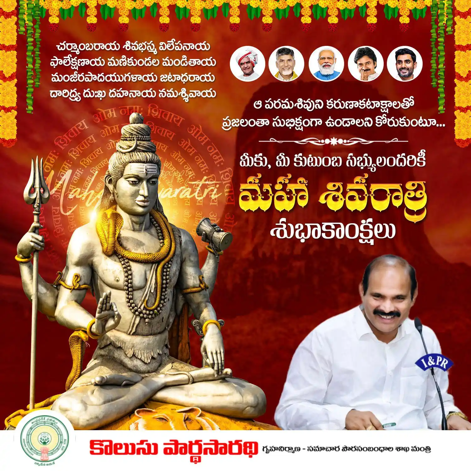 Kolusu Parthasarathy (AP Housing Department) post