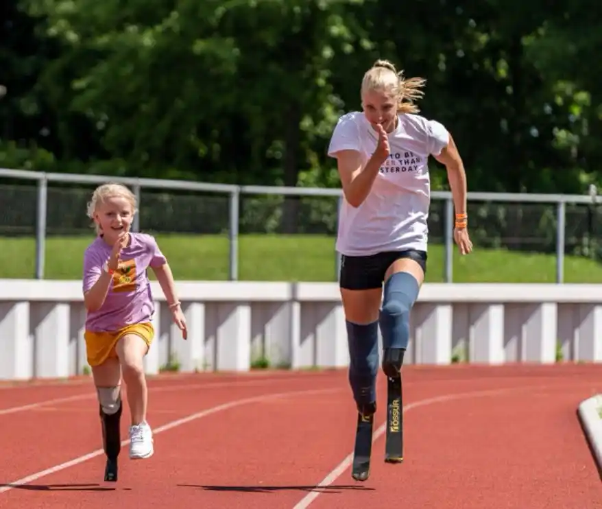 Image from KVLO: Team Para Atletiek: iedereen de kans te ontdekken wat er wèl kan! KVLO...