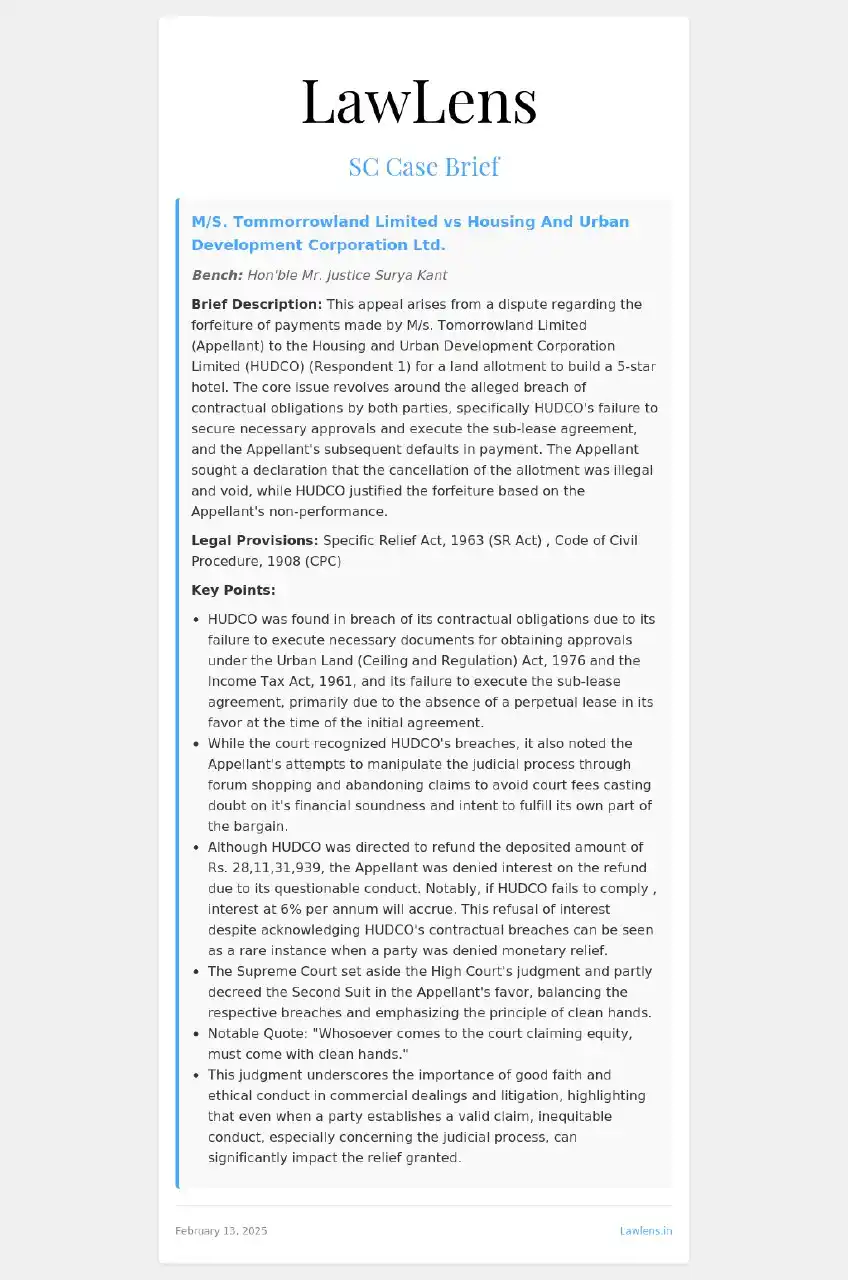 LawLens Supreme Court Alerts post