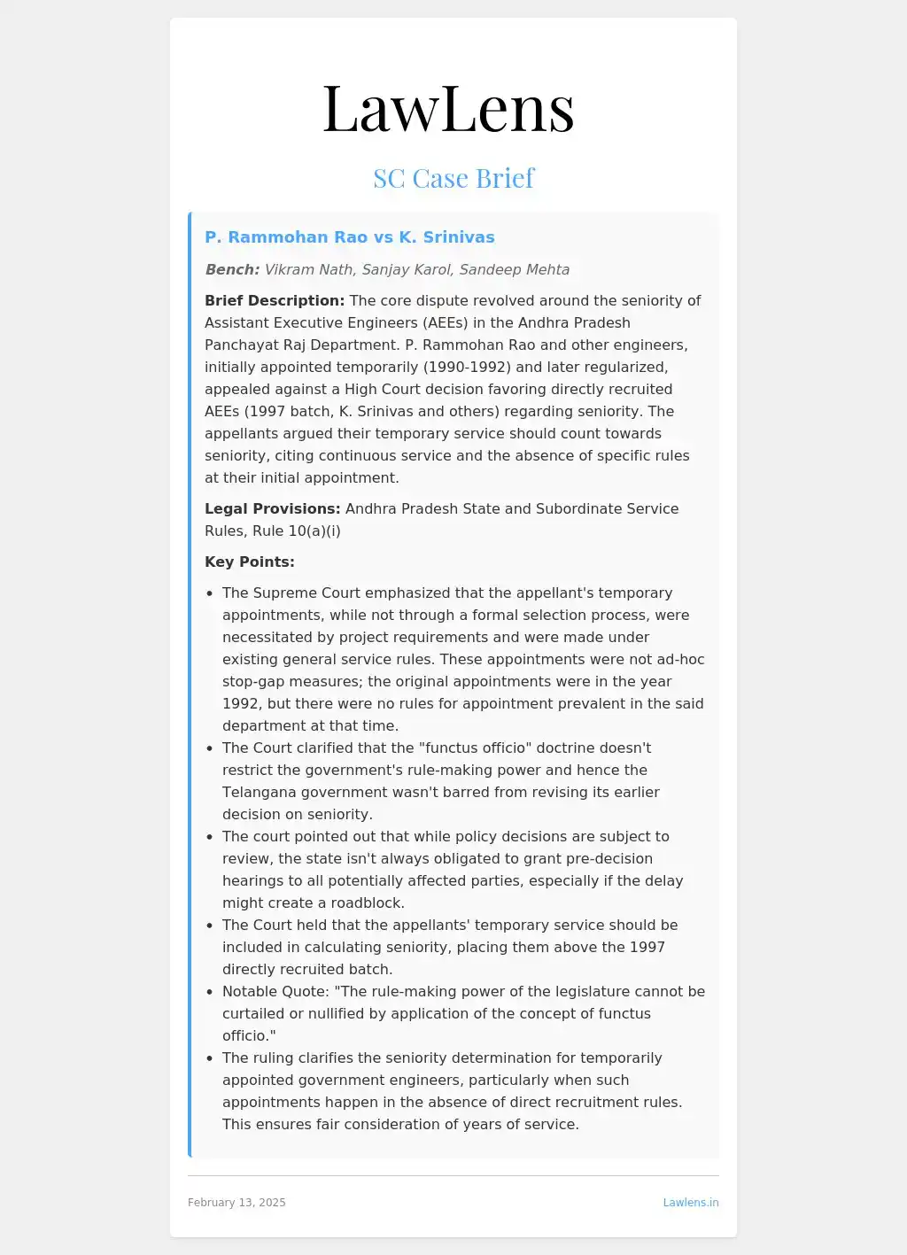 LawLens Supreme Court Alerts post