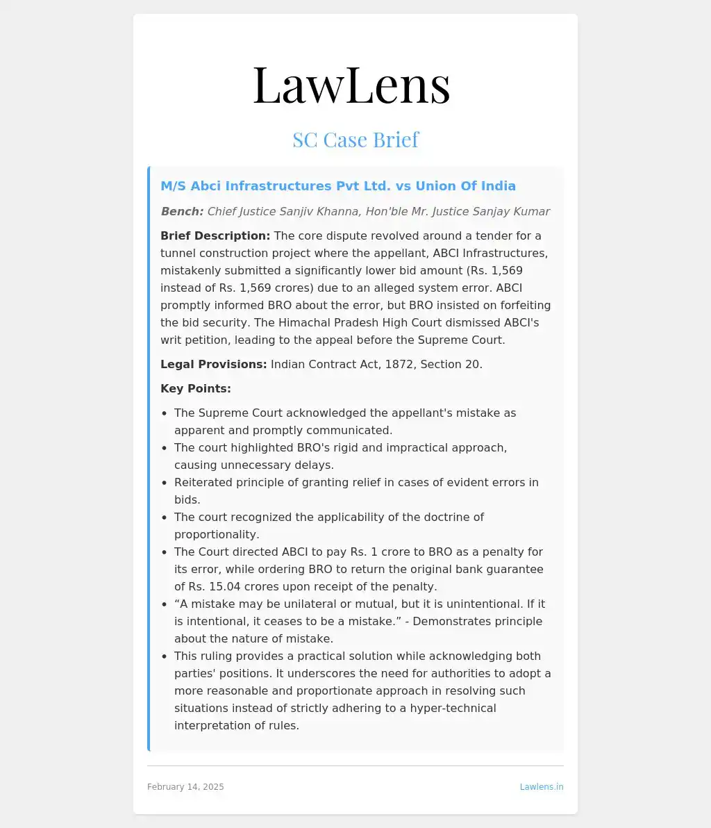 LawLens Supreme Court Alerts post