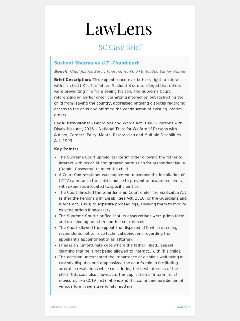 LawLens Supreme Court Alerts post