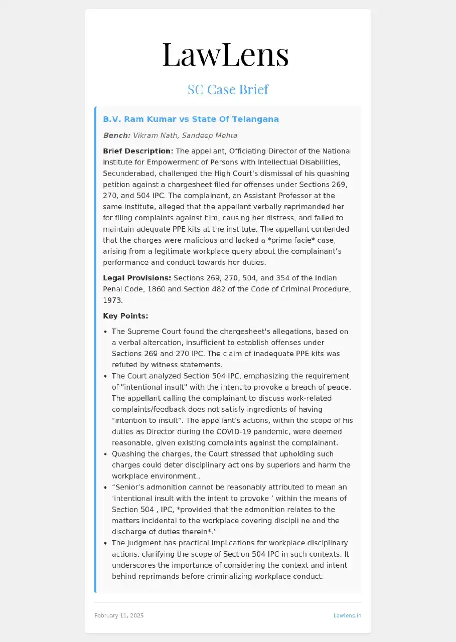 LawLens Supreme Court Alerts post