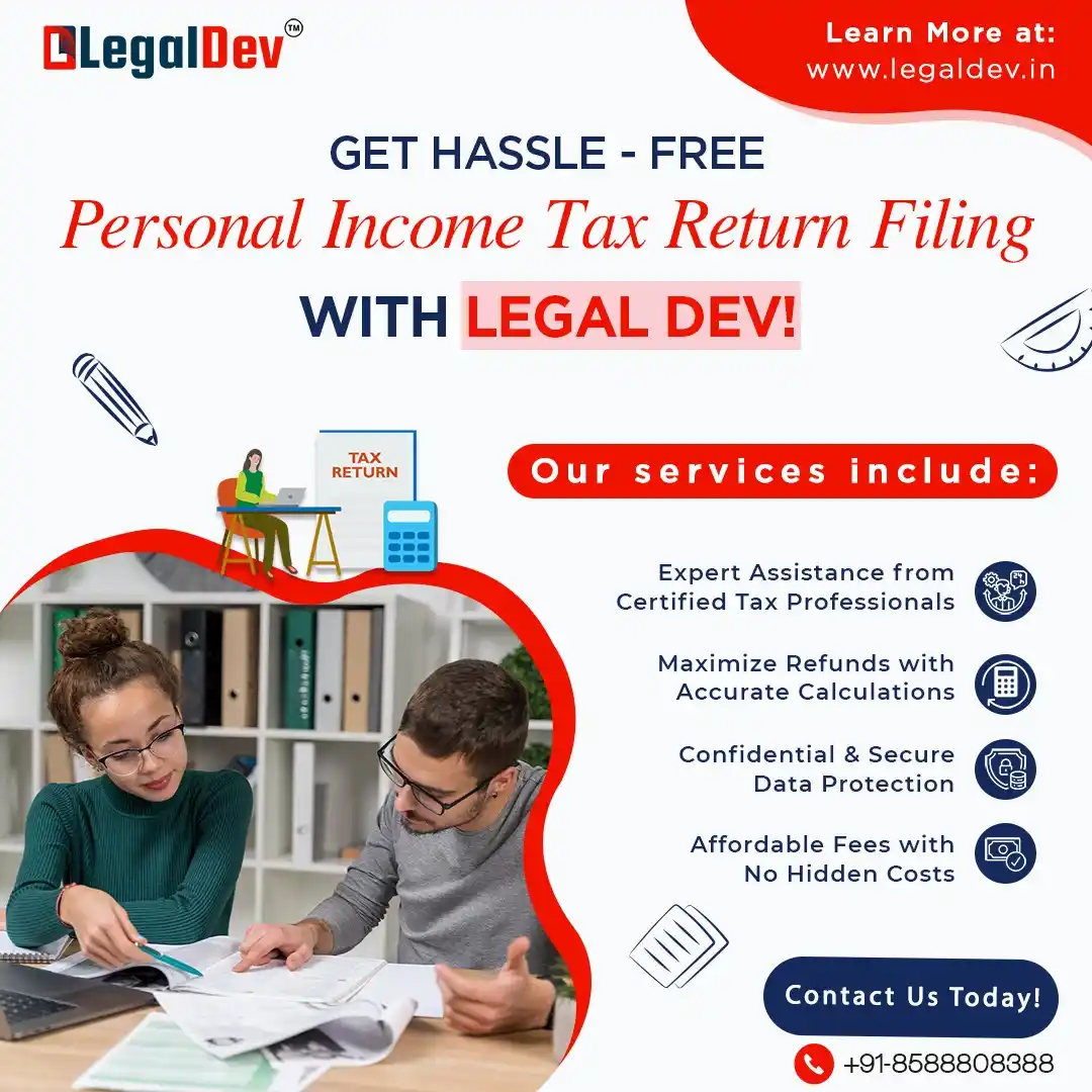 Image from LegalDev Tax Services & Consultancy: ✨ *Simplify Your Tax Season with Legal Dev!* Connect with us to enjoy...