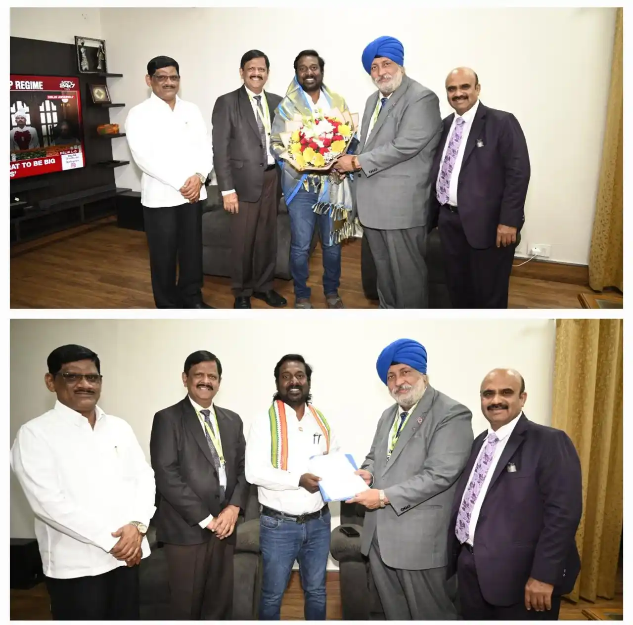 Image from Legalpreneurs: CA. Charanjot Singh Nanda, President-ICAI with CA. Prasanna Kumar D, V...
