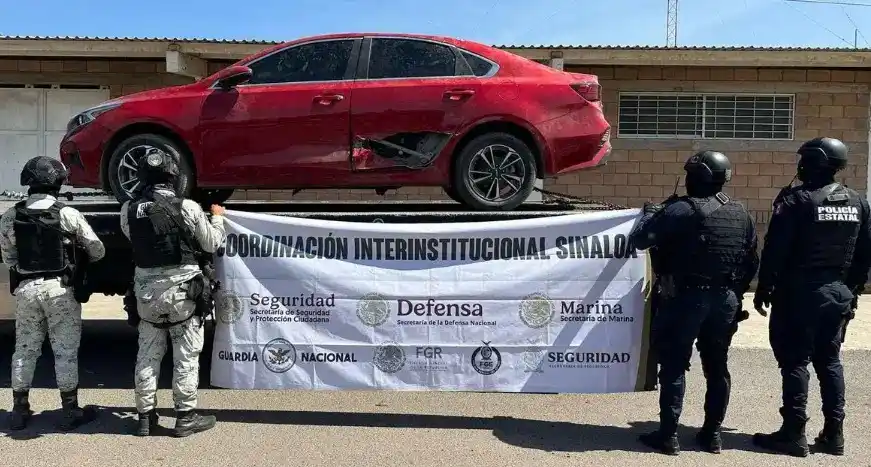 Image from Línea Directa Portal: 🚨🚔 *SSPE confirma aseguramiento de auto 🚗 robado en la 5 de Febrero...