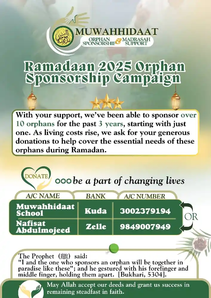 Madrasatul Muwahhidaat post