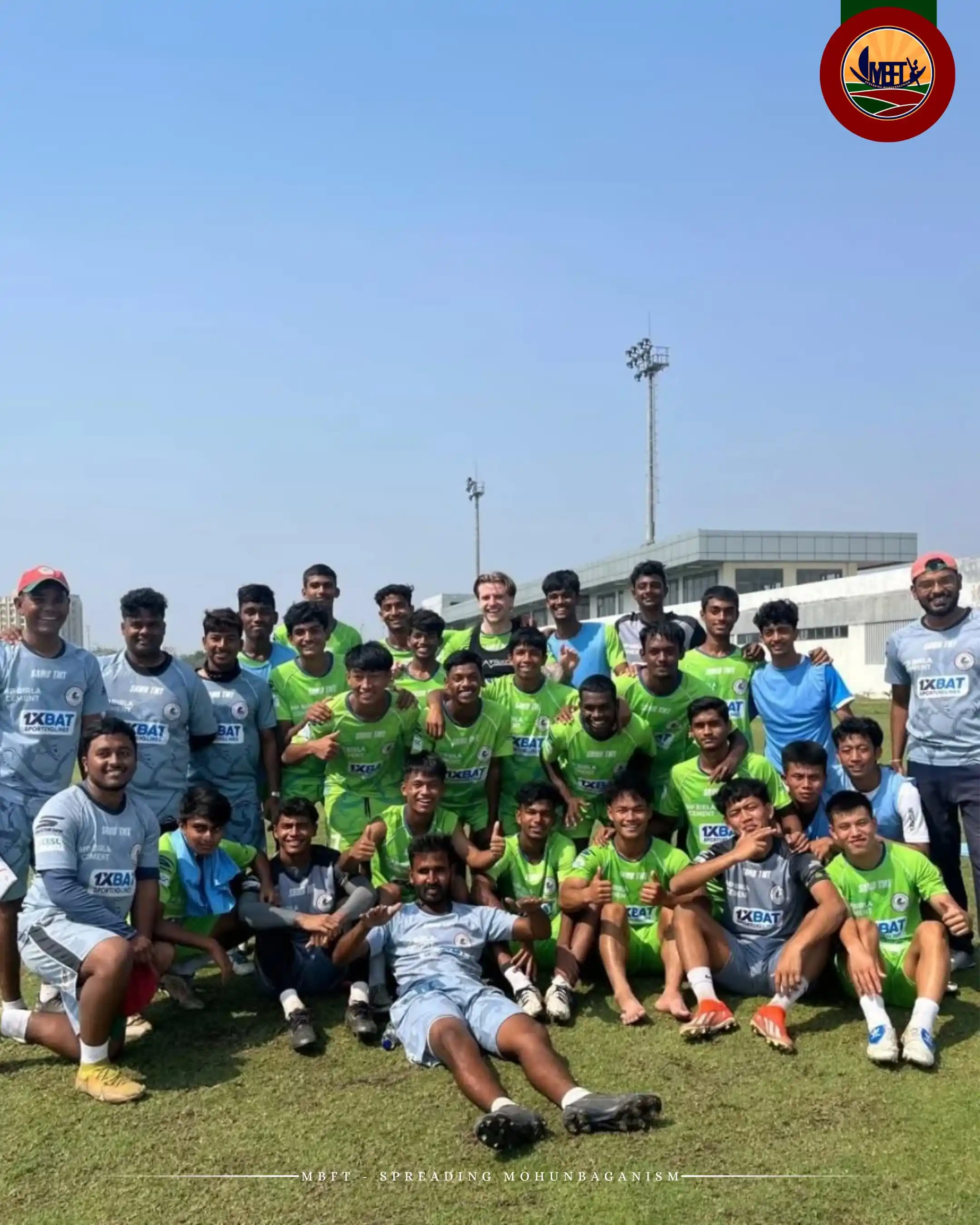 Image from MBFT : Mohun Bagan: Jason Cummings had his training session with our U17 squad today! He ...