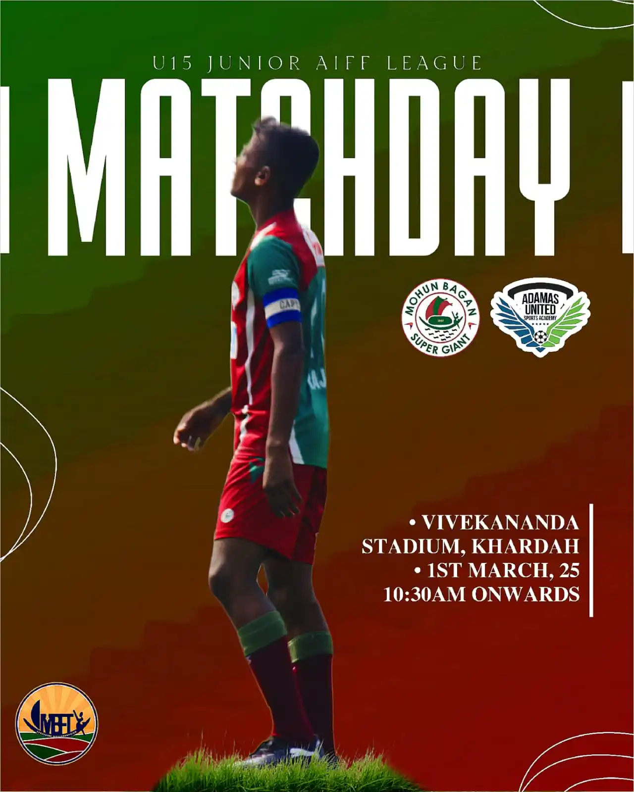 Image from MBFT : Mohun Bagan: π’β ππππππππ βπ΄ π― AIFF U15 Junior League π Adamas United ...
