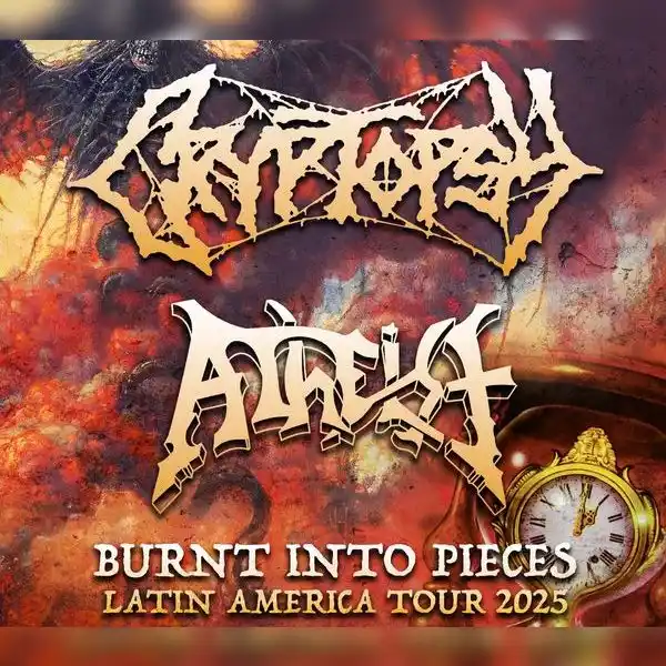 Image from Metalargentumradio: 🔥 Atheist y Cryptopsy arrasaron con El Teatrito 🔥 Dos leyendas del d...