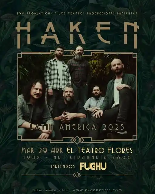 Image from Metalargentumradio: 📣 "¡Haken vuelve a Argentina con un show imperdible! 🎸 En esta entre...