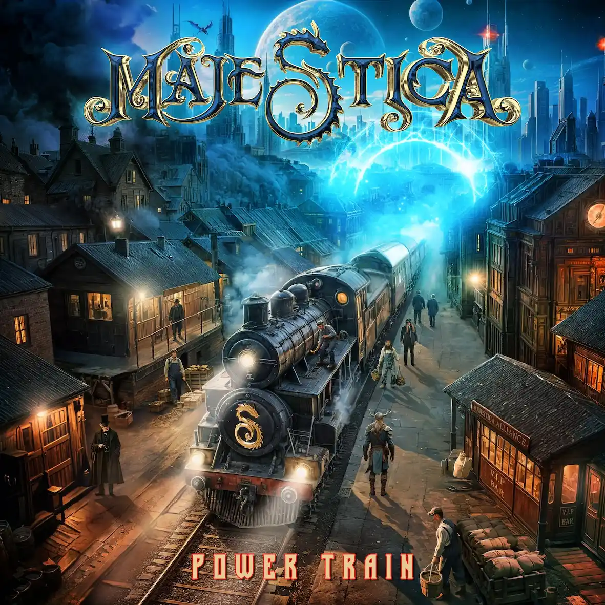 Image from Metalargentumradio: 🚂 ¡Nuevo disco de MAJESTICA! Power Train ya está disponible. El álbum...