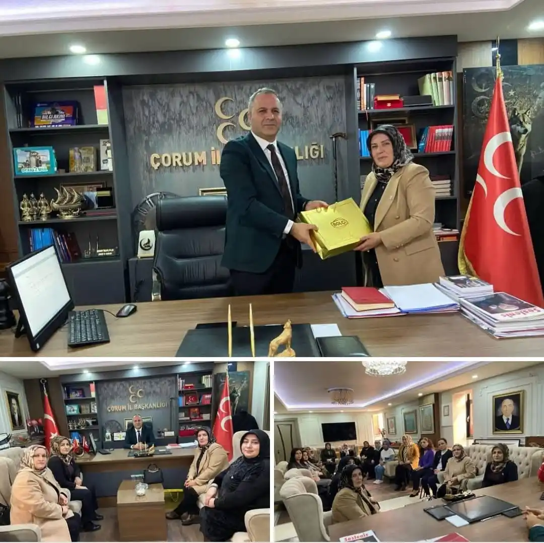 Image from MHP Çorum İl Başkanlığı: 🔻MHP İl Başkanlığı MHP İl Başkanımız Sayın Mehmet İhsan Çıplak'ı, Su...