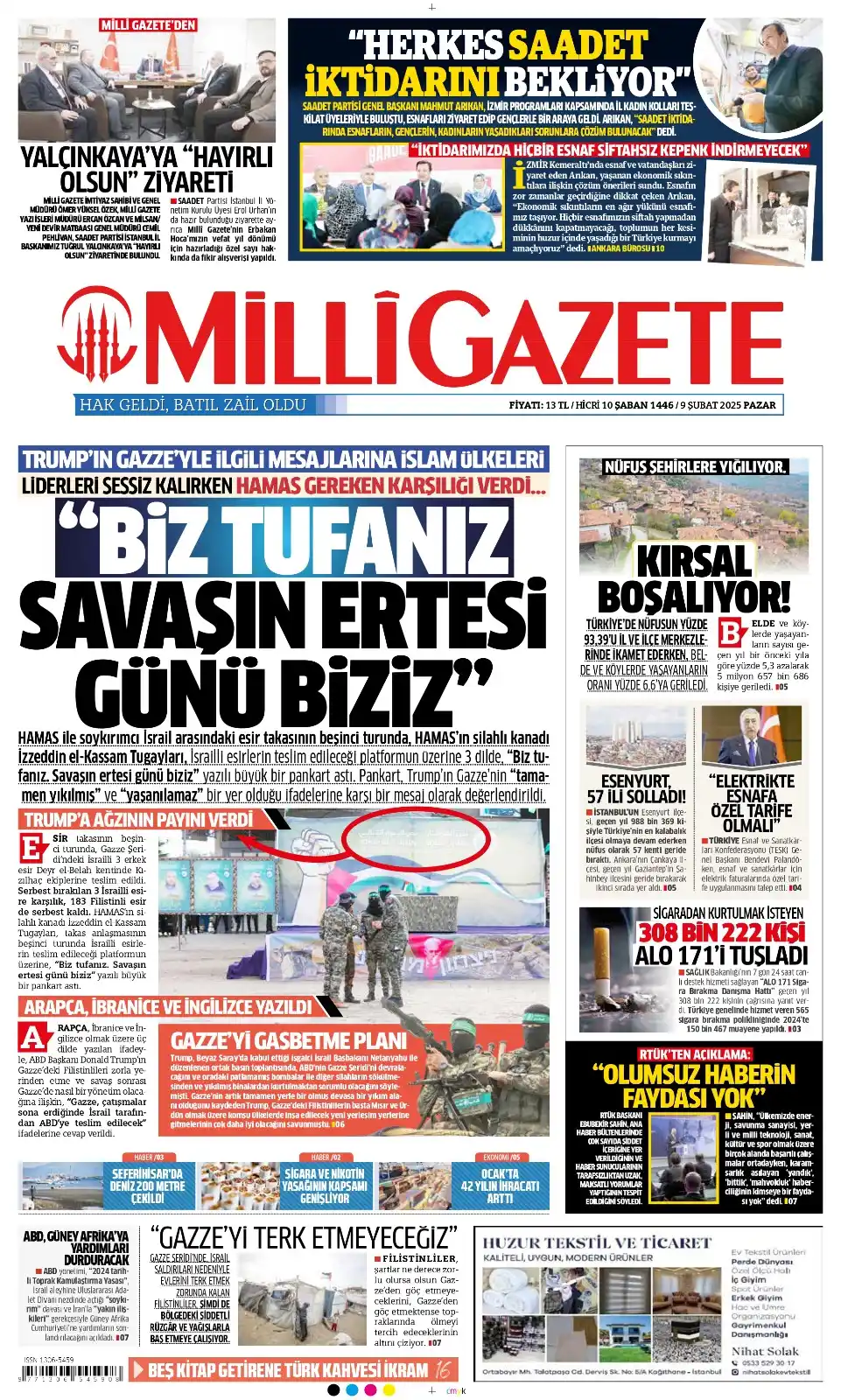 Milli Gazete post
