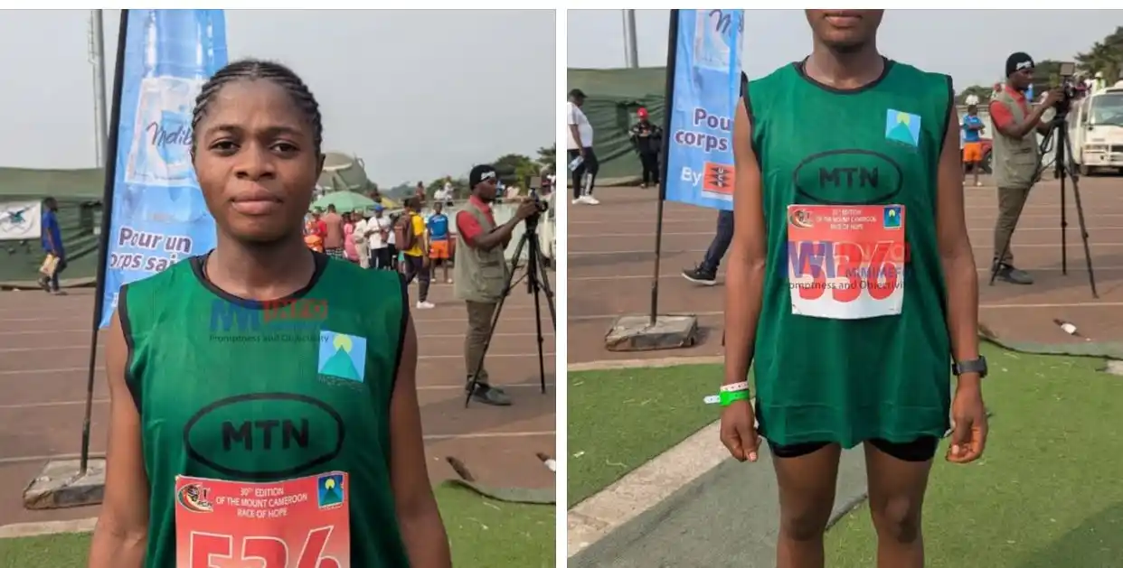 Image from Mimi Mefo Info (MMI) : We can now confirm that Sever Thelma, 20 years old, is the winner of t...