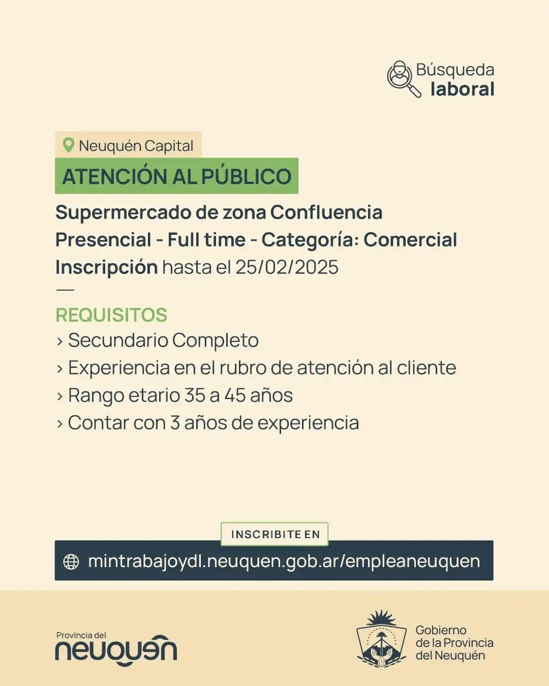 Ministerio de Trabajo y Desarrollo Laboral post