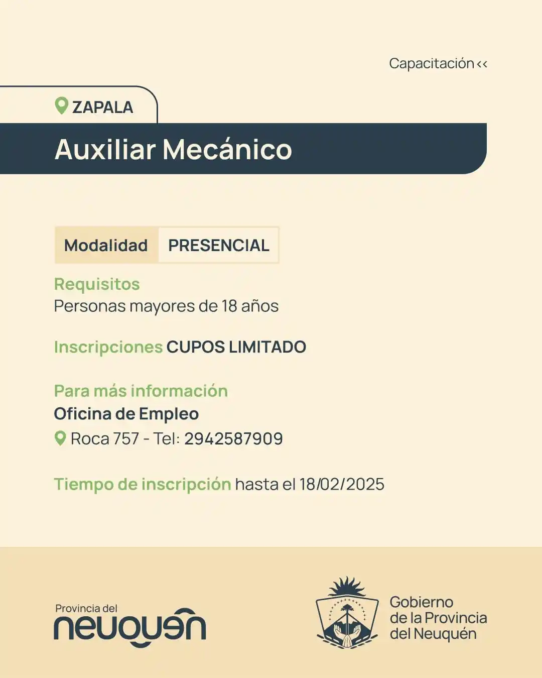 Ministerio de Trabajo y Desarrollo Laboral post