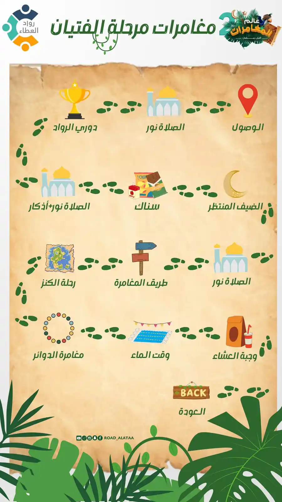 Image from 🔹 ملتقى رواد العطاء 🔸: *🪂 | جدول مرحلة الفتيان* <a class="text-blue-500 hover:underline cur...