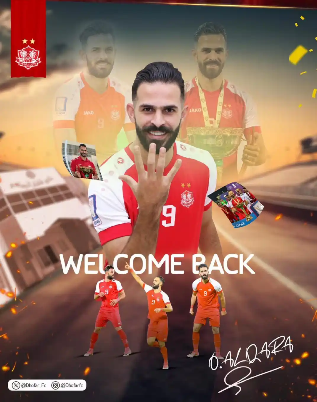 Image from موقع لعبتنا الرياضي: الأردني عدي القرا يعود لتمثيل نادي ظفار مجددًا....