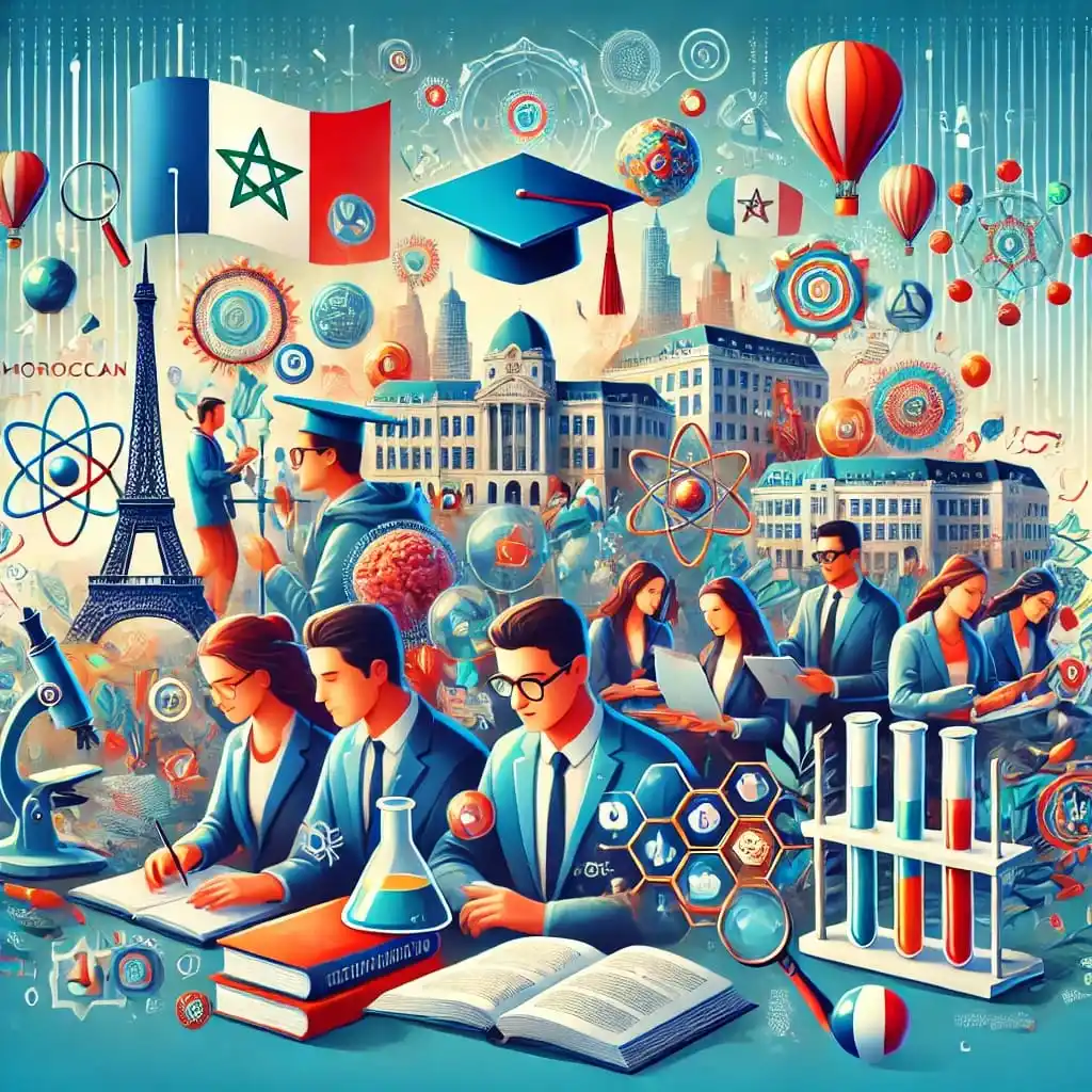 Image from MorocCÔnnected: Moroccan students remain the largest foreign student community in Fran...