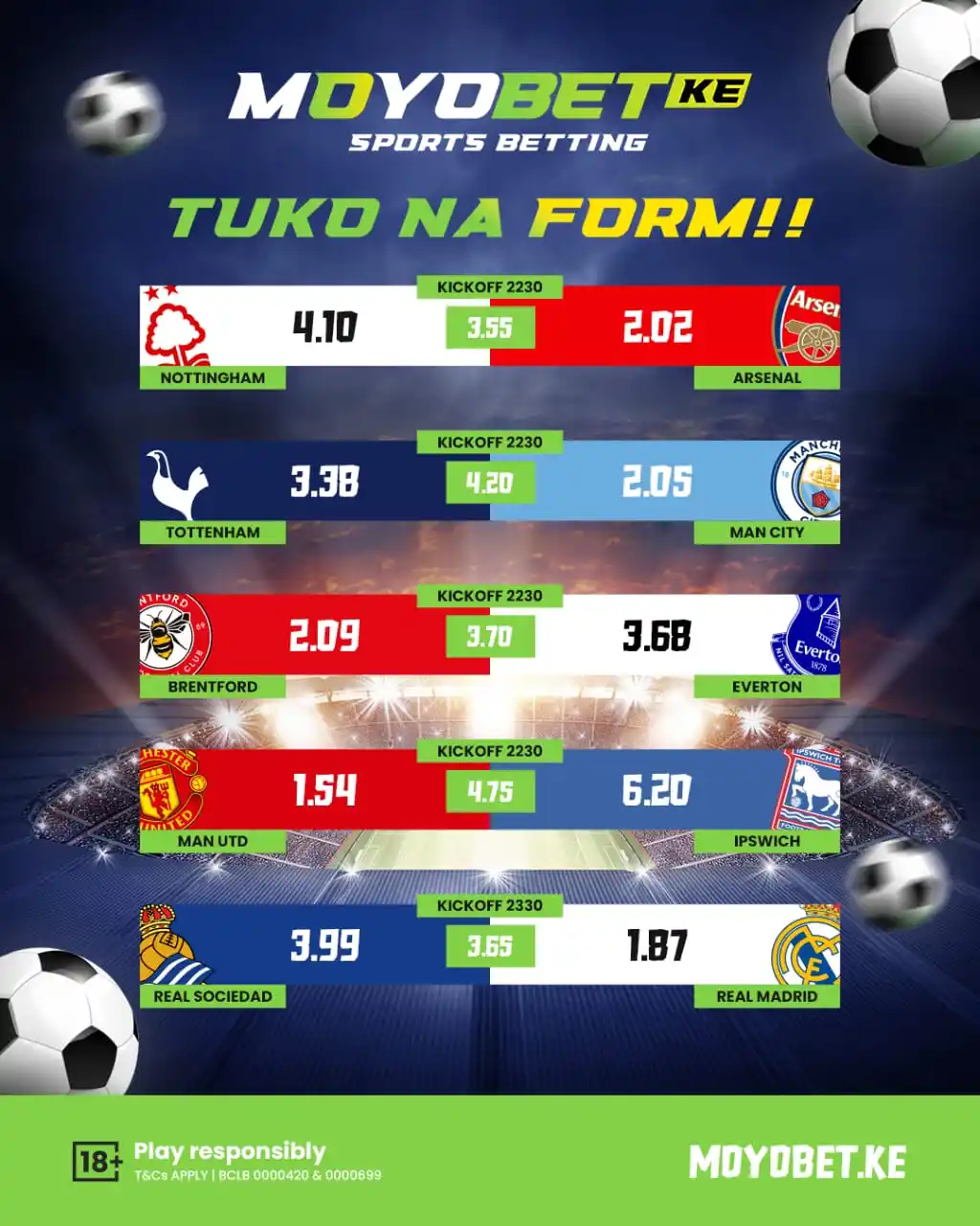 Image from Moyobet.ke: 🔥 Mshajiskilia fununu ama tuwaambie? 🔥 Leo ni siku ya ma-pro! Fixtur...