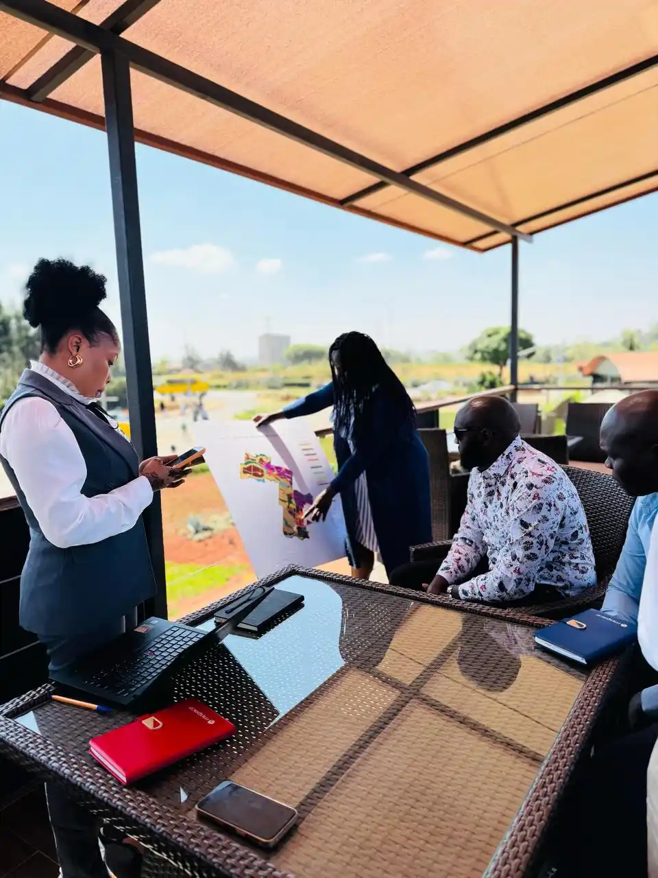 Image from Mwenda Thuranira: Happy to finalize a Tatu City and Myspace Properties collaboration and...