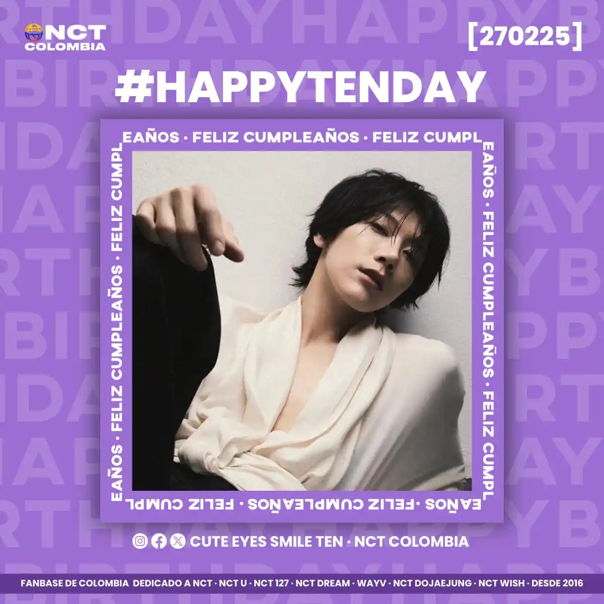 Image from Neo City Colombia 🇨🇴: |🐱FELIZ CUMPLEAÑOS TEN 🎂| HAPPY TENNIE DAY 🐱💚 SHINING 29TH TENLE...