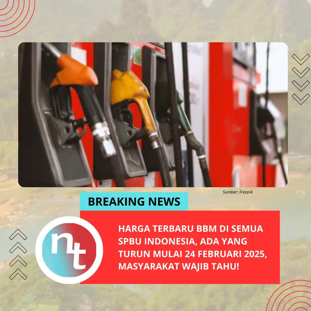 Image from NESIATIMES.COM: Harga Terbaru BBM di Semua SPBU Indonesia, Ada yang Turun Mulai 24 Feb...