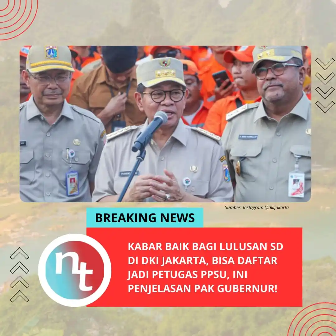 Image from NESIATIMES.COM: Kabar Baik Bagi Lulusan SD di DKI Jakarta, Bisa Daftar Jadi Petugas PP...