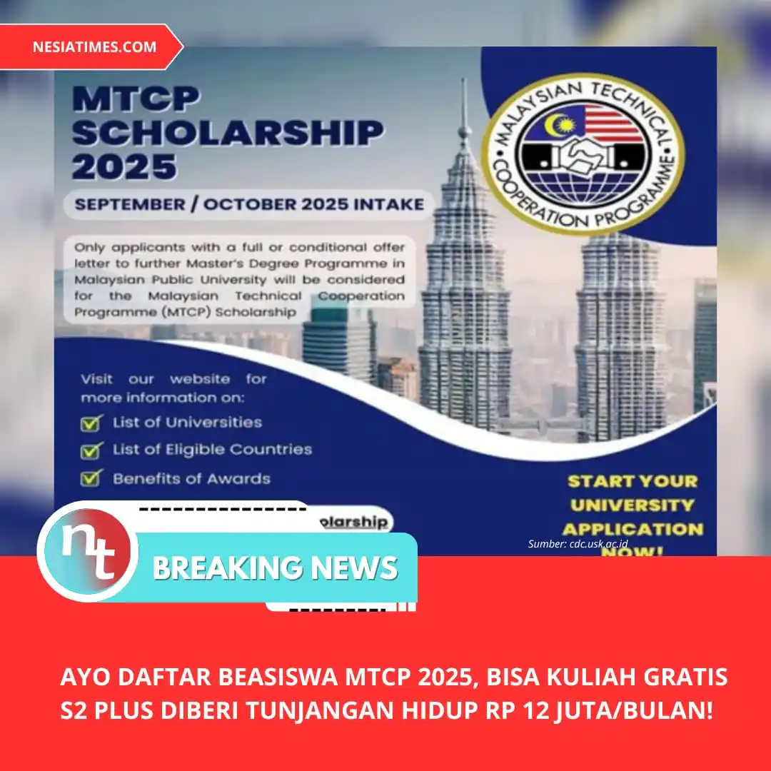Image from NESIATIMES.COM: Bisa Kuliah Gratis S2 Plus Diberi Tunjangan Hidup Rp 12 Juta/Bulan, Ay...