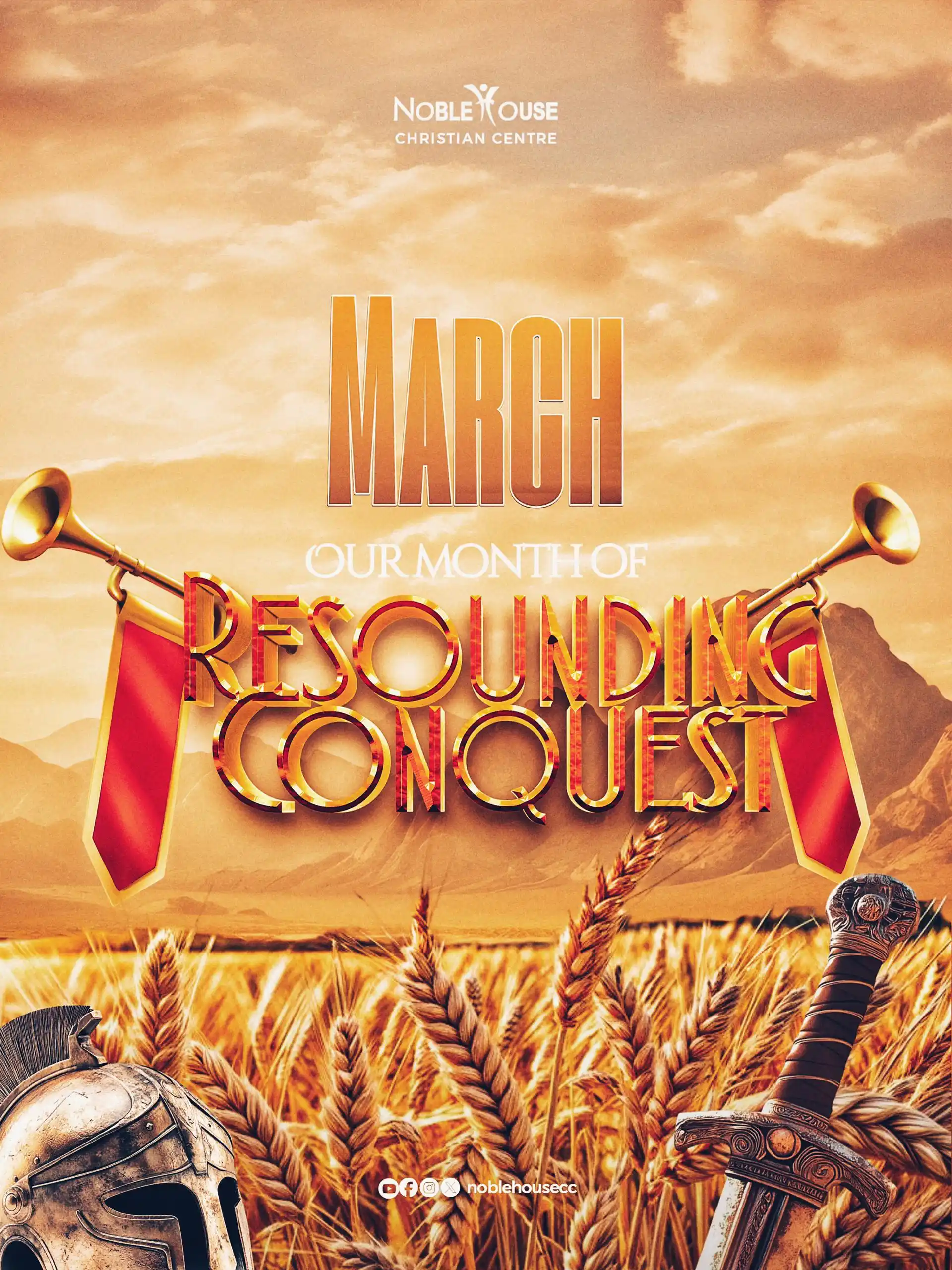 Image from Noblehouse Christian Center: It’s a new month filled with testimonies of victories in all our affai...