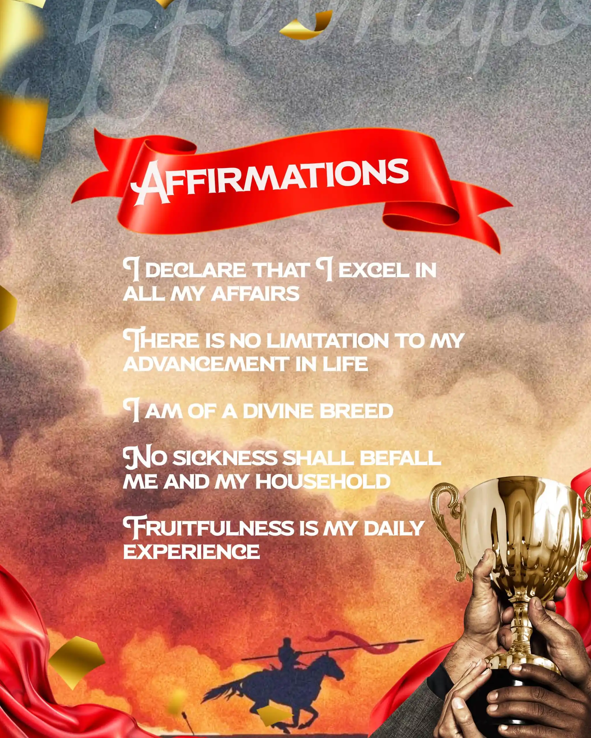 Image from Noblehouse Christian Center: In this new week, we experience and enjoy the divine surplus of heaven...