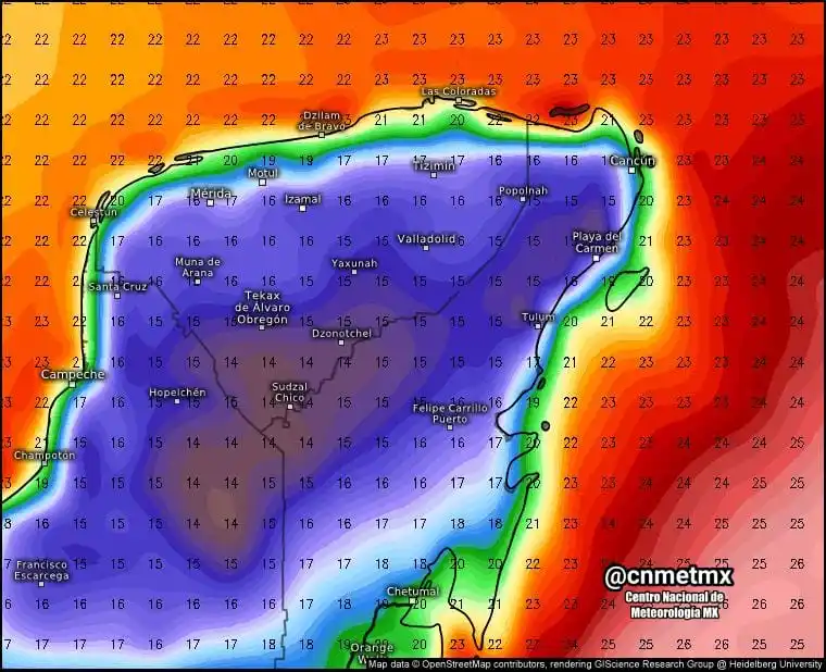 Image from NOTICIAS LO QUE DEBE UNO D ENTERARSE este canal son diferentes noticias Accidentes Viales Y 🐀🐀🐀🐀🐀🐀🐀: *SE PREVÉ TEMPERATURAS* *TEMPLADAS AL* *AMANECER EN LA* *PENÍNSULA D...