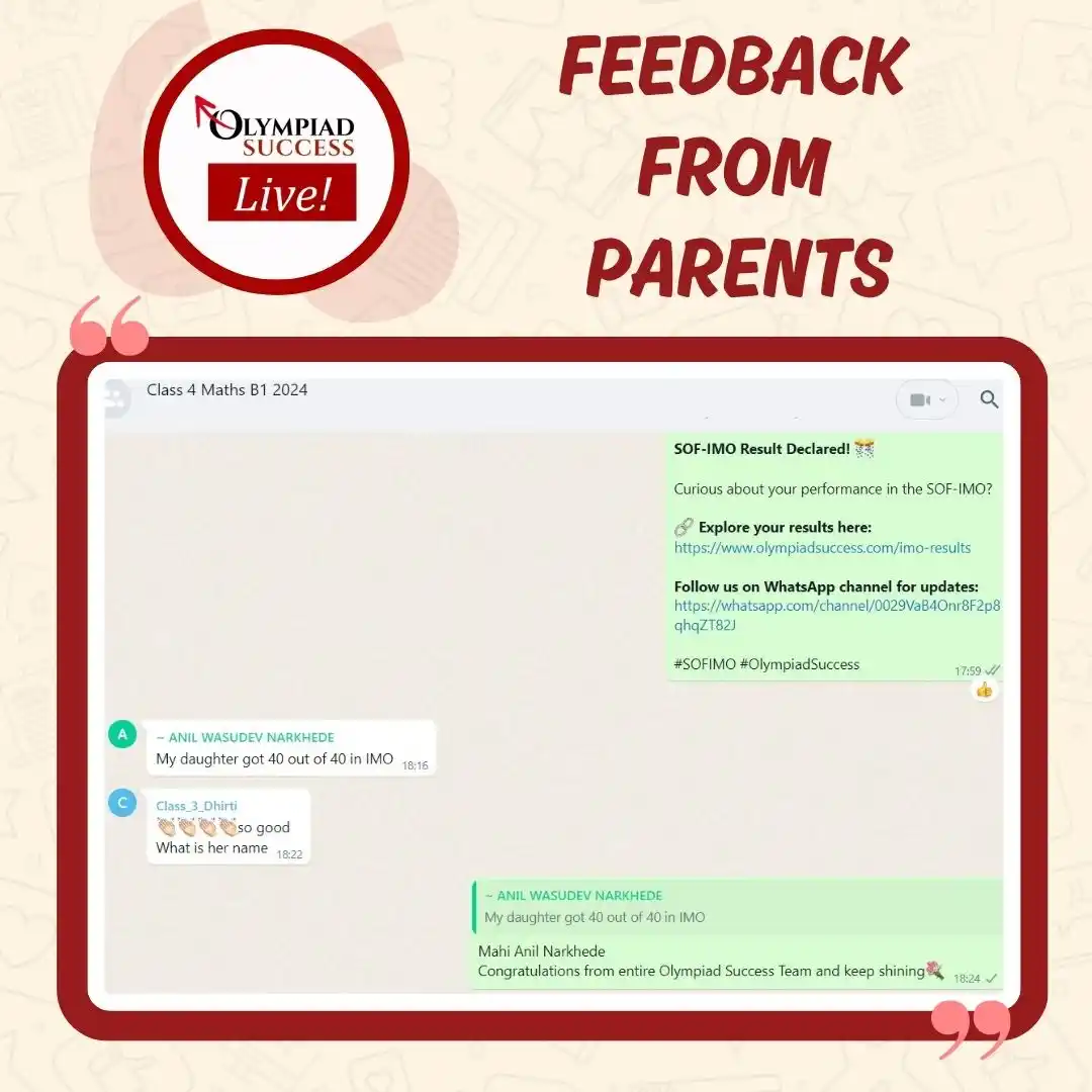 Olympiad Success post