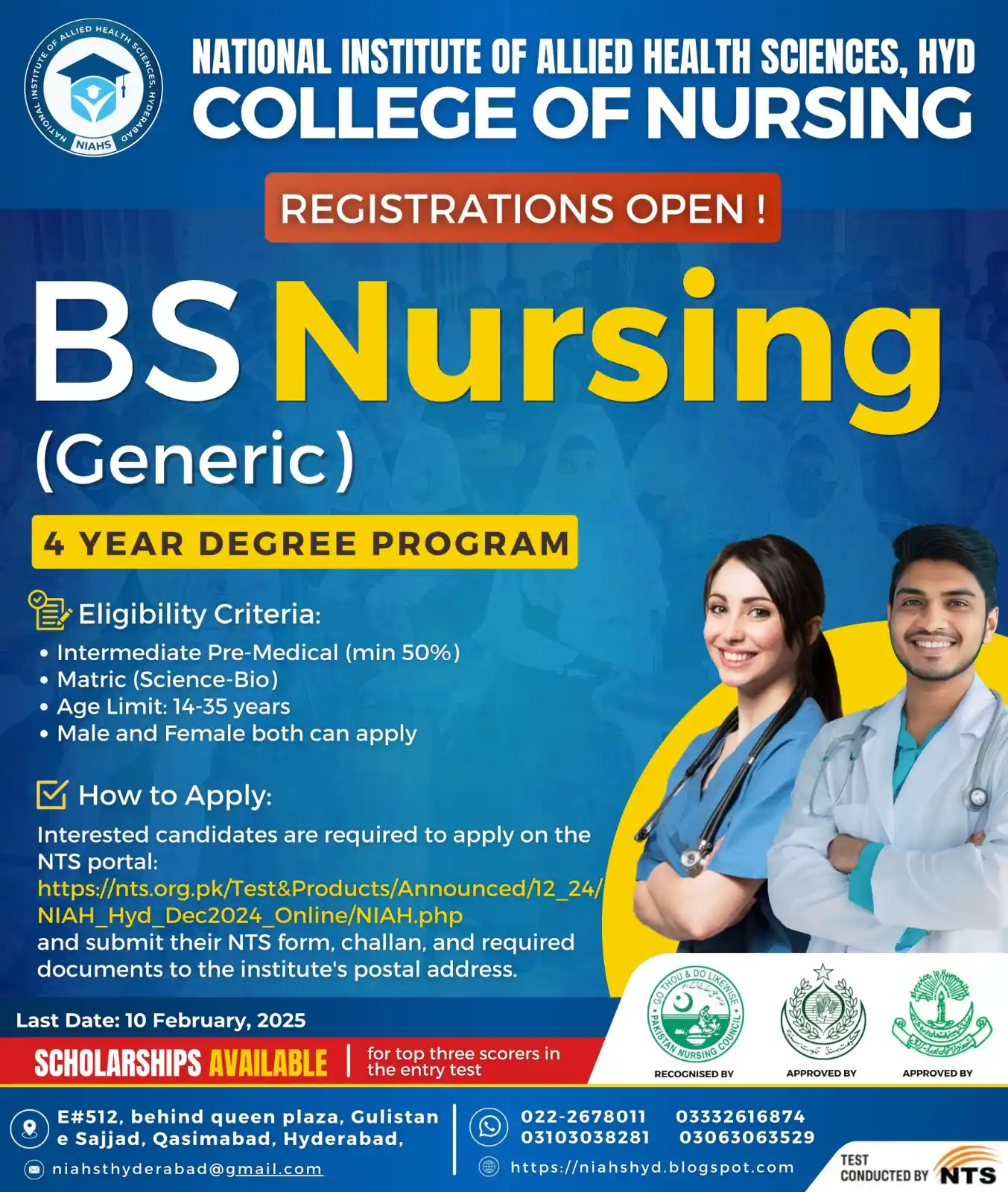 Pakistan's Admissions and Scholarships Portal post
